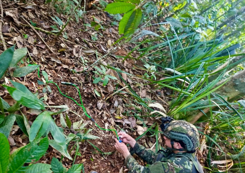 Ejército de Colombia neutraliza explosivos de Comandos de Frontera en Putumayo