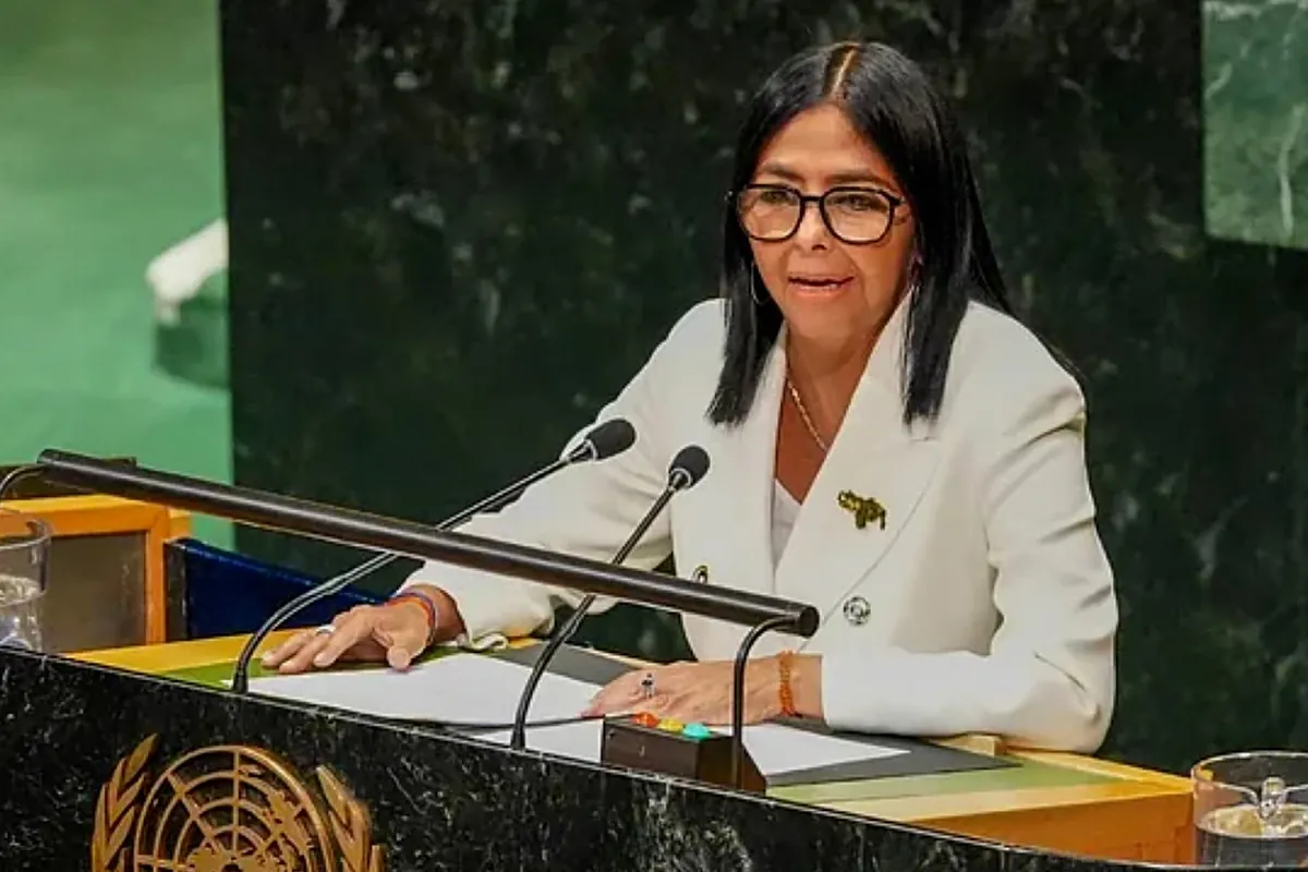 Delcy pide a la ONU “acompañamiento” para los cambios que Venezuela “necesita”