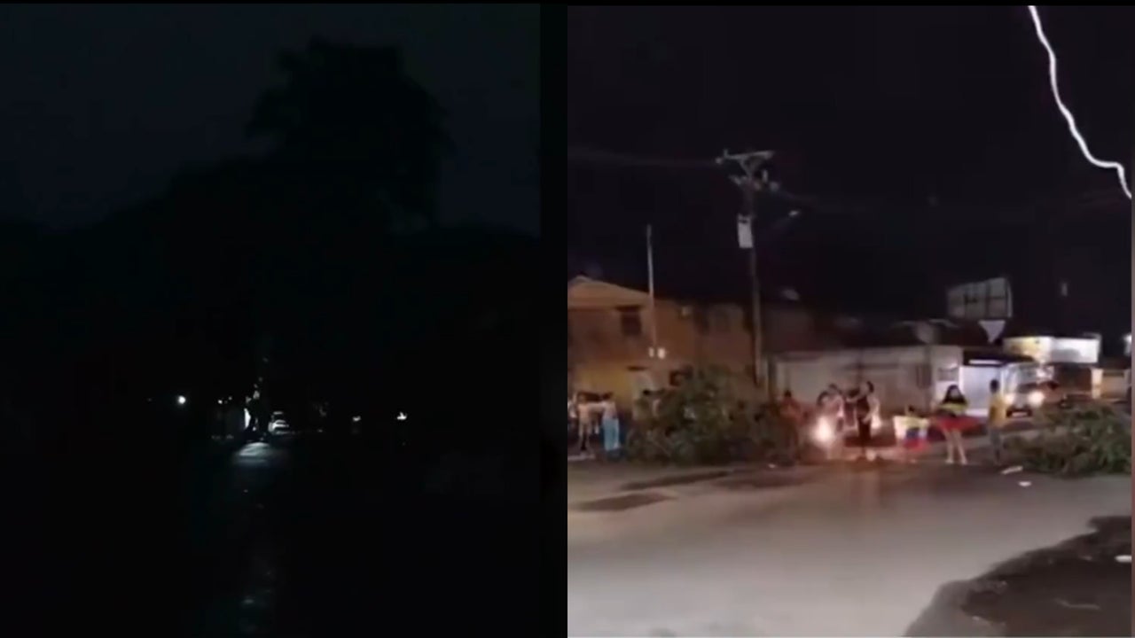 Quemando llantas y con cacerolazos, continúan las protestas en Venezuela por los apagones y la crisis | NTN24.COM