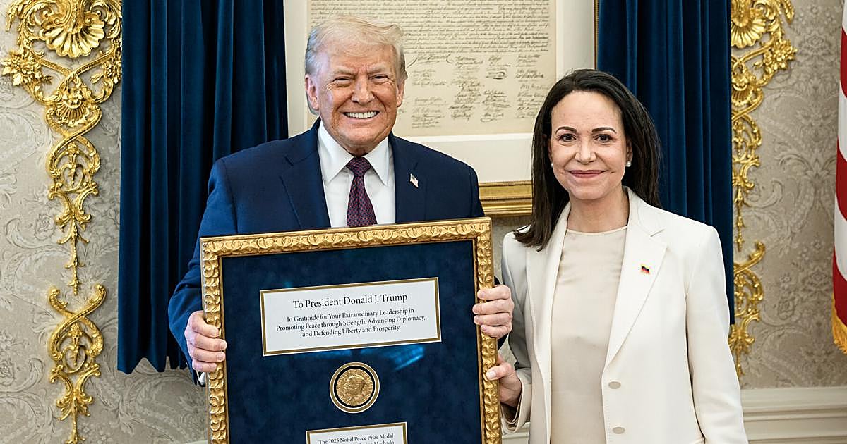 Trump, preguntado por el regreso de María Corina Machado: «Todo va a salir bien»