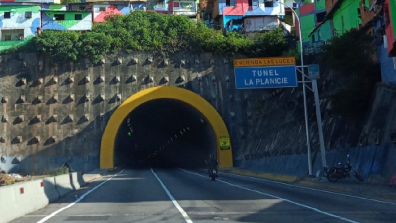 Cierres de los túneles La Planicie I y II en Caracas restringirán el paso vehicular | NTN24.COM