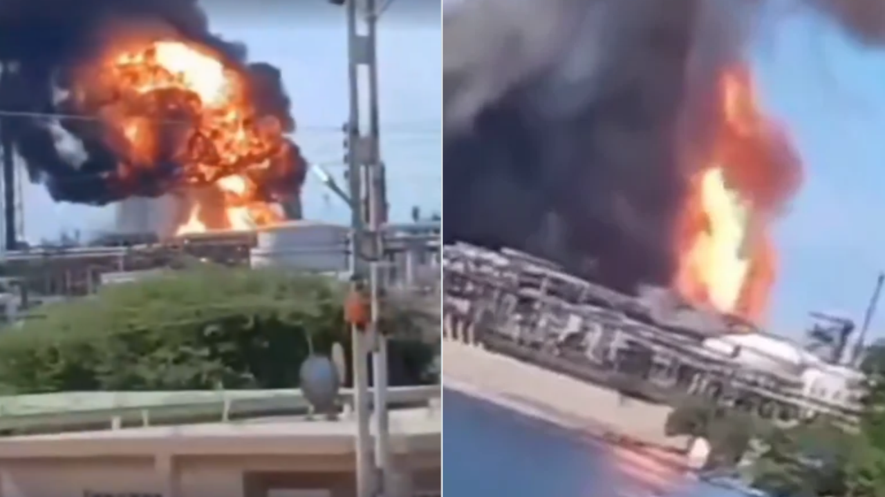 Reportan incendio en la Refinería Cardón, la segunda más grande de Venezuela | NTN24.COM