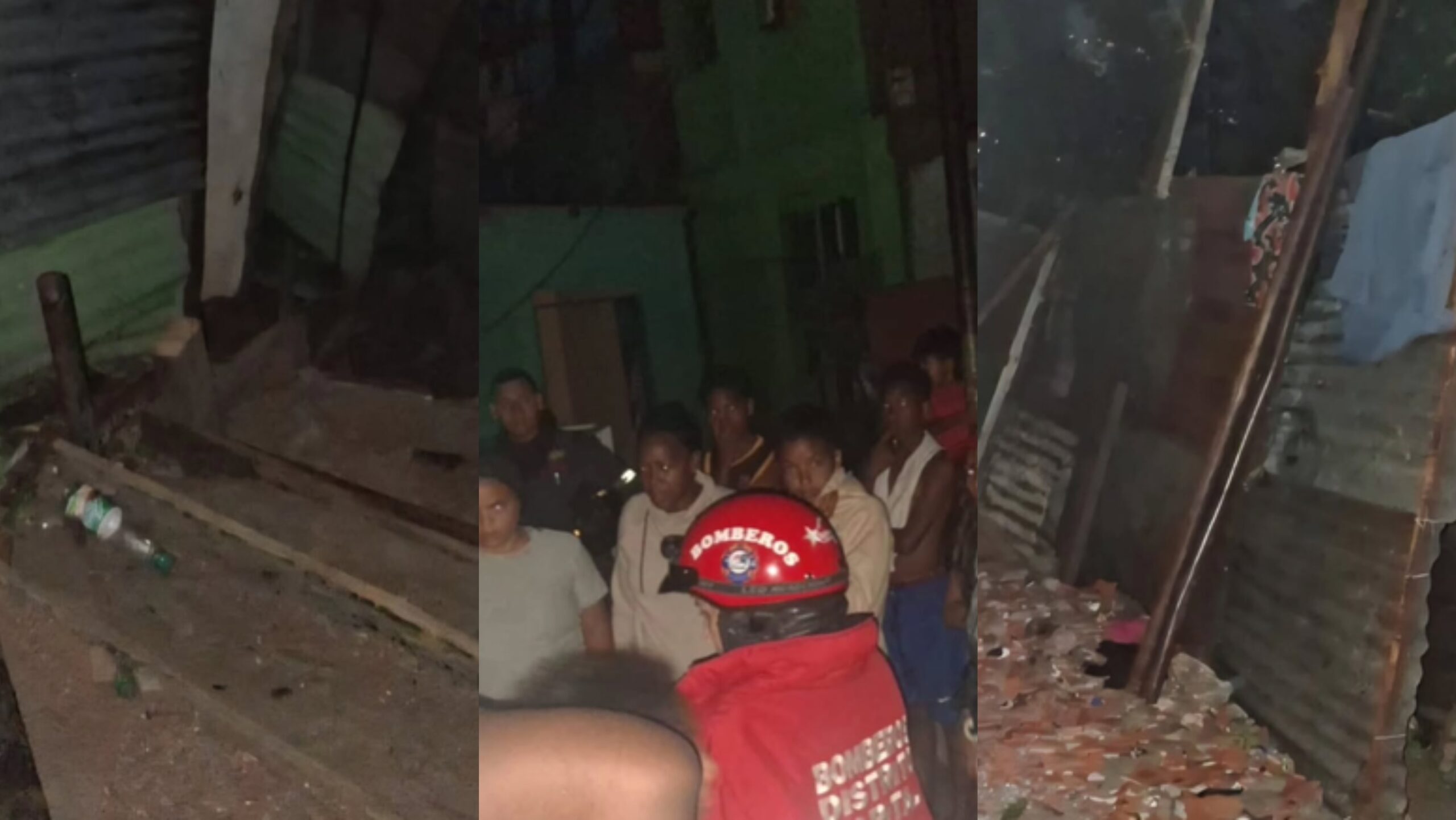 Bomberos de Caracas evacúan cuatro viviendas por desplazamiento de terreno en San Agustín del Sur