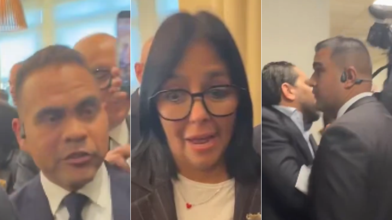 Seguridad de Delcy Rodríguez forcejeó con periodistas que preguntaban por elecciones en Venezuela: ocurrió en la sede de la FAO | NTN24.COM