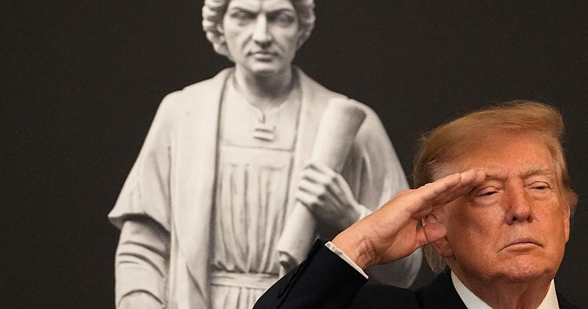 Trump lanza una web para homenajear a Cristóbal Colón, «el héroe americano original»