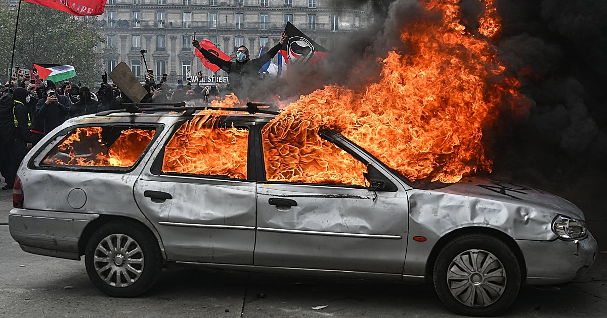 Las violentas protestas que azotan Francia, en imágenes