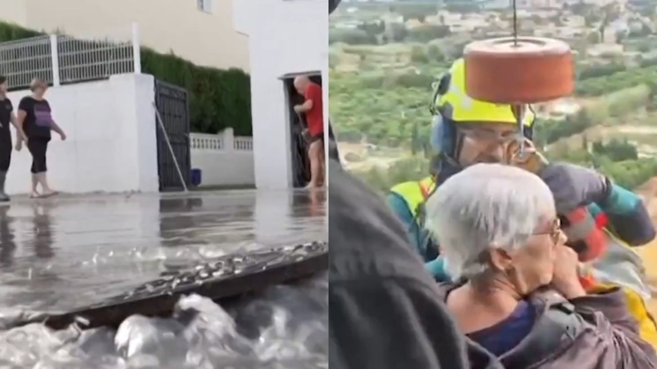 Desoladoras imágenes e impresionantes rescates aéreos dejan las inundaciones en España | NTN24.COM